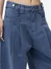 Cintura Ajustable Pierna Ancha Plisado Pana Ropa de Trabajo Pantalones de Pierna Ancha Mujer Retro Americano Color Café Adelgazantes Casuales Pantalones Largos Modernos