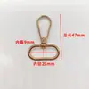 Liga de Zinco Fecho de Cachorro Conector de Corrente para Bolsa Fivela Acessórios de Ferragem para Malas e Roupas Fivela com Placa Polida Dourada Atacado