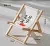 Silla de Playa Regalo Soporte para Teléfono Móvil Mini Regalo de Madera Reclinable Plegable Accesorios para Fotos Decoración Escritorio Creativo