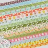 Série Sol de Primavera Caixa Floral Colorida Fita Washi Material para Diário DIY Bordas de Colagem Adesivos