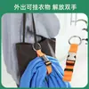Hebilla Externa para Equipaje Gancho para Mochila Hebilla Bolsa de Montañismo para Exteriores Cordón Cuerda de Conexión para Maleta Correa de Colgado Rápido