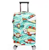 Funda protectora elástica para maleta hecha a medida, funda impermeable para equipaje de viaje, funda antipolvo para equipaje