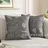 Capas de Almofada Decorativas Jacquard de Alta Precisão para Exportação, Capas de Almofada para Sofá Estilo Americano, Capas de Almofada para Cabeceira Sem Enchimento