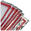 Bolsa autoadhesiva de PE transparente, bolsa de embalaje autosellable, bolsa de plástico autoadhesiva para almacenamiento de ropa