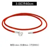 Cuerda colgante para hombre y mujer en forma de M, hebilla de conexión de plata S925, cuerda de collar con hebilla en W, cuerda de joyería, cordón de cristal de jade, cuerda de cera