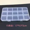 Cajas de Plástico Transparente Mini al por Mayor, Cajas para Piezas, Cajas para Cuentas, Cajas de Almacenamiento de PP, Cajas de Embalaje, Cajas Portátiles para Guardar Joyería
