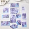 Paquete de Pegatinas Zao Mo Estilo INS Coreano Paleta de Colores Soñadora 30 Hojas Base para Diario Decorativa Pegatinas Variadas Dibujos
