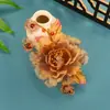 25 Accesorios para el Cabello Hechos a Mano Antiguos de Diseño Original Otoño e Invierno Flores Color Hoja Seca Tocado Dinastía Han Accesorios para el Cabello de Flores Calientes