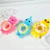 Llavero de Anillo de Natación Lindo Animales de Dibujos Animados Muñeco de Goma Blanda Accesorios Juguete Pequeño Regalo Venta al por Mayor Venta Caliente