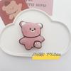 Tecido de pelúcia dos desenhos animados boneca urso broche urso urso mochila acessórios cachecol meias cocar acessórios decoração DIY