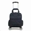 Bolsa de viaje mini plegable ultraligera al por mayor, bolsa de carrito pequeña universal con ruedas portátil, caja de tela para viaje de abordaje