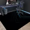Alfombra de Juego para Habitación de E-Sports, Alfombrilla de Piso para Escritorio de Computadora, Silla Giratoria, Silla de E-Sports, Alfombrilla Antideslizante, Alfombrilla para Pies Insonorizada y Resistente a Manchas para Dormitorio del Hogar