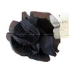 Scrunchie Plissado Franzido de Organza Francês Elástico Suave de Alta Qualidade para Coque Acessório de Cabelo para Rabo de Cavalo Corda de Cabelo