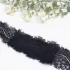 Tanglong Renda Preta Elástica Macia para Cílios Borda Pequena Padrão S Roupa Íntima Sexy Acessórios de Renda