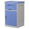 Mesa de noche de ABS para hospital Gabinete de noche para enfermería Mesa de noche simple de ABS para hospital Hogar de ancianos Hospital Cama de enfermería ABS
