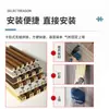 Tablero Rejilla de Fibra de Bambú WPC 150 Pequeño Fondo de Muro Gran Muralla Techo Ecológico de Madera Tablero Rejilla de Protección de Pared Madera-Plástico