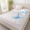 Capa de Cama Impermeável Transfronteiriça Fibra de Bambu BAMBOO Capa de Cama à Prova de Urina Filme de TPU Antiderrapante Capa Protetora para Colchão Simmons
