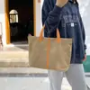 Bolso de Lona de Moda para Mujer Bolso Bandolera Cruzado para Hombro Bolso Tote de Gran Capacidad Bolso de Lona Multicompartimento Fb-39