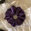 Goma para el Cabello de Satín de Color Sólido en Tono Frío Estilo Francés, Nuevo Scrunchie de Gama Alta, Cuerda para el Cabello, Diadema, Accesorio para el Cabello