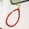 Cadena para Teléfono Móvil de Fábrica de Joyería, Cadena para Teléfono Móvil de Cinabrio, Pez Koi de la Suerte, Éxito en Exámenes, Colgante para Teléfono Móvil de Fortuna, Lanyard al por Mayor