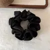 Diseño Original Sentido Doble Capa Volante Intestino Grueso Goma para el Cabello para Mujeres Retro Francés Satén Cuerda Pequeña para el Cabello Accesorios para el Cabello Flor para el Cabello