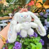 Colgante de Peluche de Conejo Floral Original Genuino Lindo e Interesante Colgante para Bolsa Pequeño Regalo Estilo Ins Colgante para Bolsa
