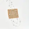Nl-128 Collar de Trébol de Cuatro Hojas de Goteo de Aceite de Doble Capa Apilado Largo Moda Versátil Cadena para Suéter Accesorios de Otoño e Invierno Venta al por Mayor