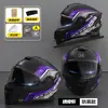 Casco Eléctrico Certificado 3C/Dot para Mujeres, Casco Integral de Moto Cálido de Invierno para Hombres, Seguridad Universal para Motocicleta al por Mayor