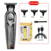 Cortador de Cabelo Elétrico Personalizado Profissional Cabeça de Óleo Escultura Cabeleireiro Salão de Beleza Doméstico Display Digital Recarregável por USB Cortador de Cabelo
