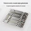 Nigao doméstico material S2 galvanoplastia cabeça dupla vento cruzado cabeça de chave de fenda cabeça de chave de fenda elétrica cruzada elétrica magnética bico de chave de fenda super duro