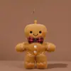 Bufanda de Navidad Oso Oso sonrojado Muñeca Regalo Acompañamiento Pastel Muñeca Oso de peluche Muñeca de peluche Colgante