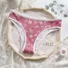 Calcinhas femininas Amazon, estampa retrô, plus size, triângulo respirável, 10A antibacteriana, entrepernas estendido, calcinhas para meninas