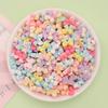 Mini letras de estrella brillantes mixtas diy pegamento de crema funda de teléfono pendientes pasador joyería accesorios de resina al por mayor