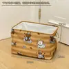 Cesto de Roupa Suja Dobrável de Grande Capacidade Fofo, Cesto Organizador, Artefato de Armazenamento para Casa, Limpeza, Cesto de Armazenamento Espesso de Gato