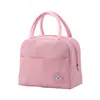 Bolsa Térmica para Refeição com Etiqueta Transfronteiriça, Bolsa Pequena para Almoço, Bolsa Portátil para Almoço para Trabalhadores de Escritório, Bolsa Térmica para Lancheira, Bolsa Térmica de Tecido Oxford