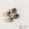 Contas Lisas Grandes de Cristal Ágata Natural Estilo Chinês Vintage com Furos Grandes para Acessórios de Pulseira Trançada DIY