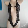 Charme Roxa Puro Desejo Alça de Renda Sexy Pescoço Pendurado Renda Transparente Roupa Íntima Emocional Jomties Pijama Feminino