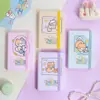 Lindo cuaderno de anillas A7 con páginas rayadas, tamaño de bolsillo, perfecto para el uso diario, un pequeño cuaderno para tomar notas y un artículo de papelería para estudiantes, disponible para venta al por mayor