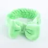 Faixas de Cabeça para Lavar o Rosto para Mulheres Faixas de Cabelo de Lã de Coral Faixas Impermeáveis Faixa de Cabeça Absorvente Acessórios de Cabelo