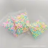 Bolsa Pequeña de Partículas de Espuma Bolas de Espuma Color Macarrón Relleno para Slime DIY Material de Relleno Caja de Regalo Tratamiento Perlado