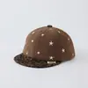 Chapéu de aba macia para bebê de 1 ano, chapéu de veludo cotelê infantil transfronteiriço, boné de beisebol quente da moda estilo coreano com blocos de cor