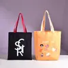 Bolsa de Lona Personalización Instituciones de Capacitación Escuelas Marca Publicidad de Bienestar Público Promoción Bolsa de Lona de Mano Fabricante a Medida Venta al por Mayor