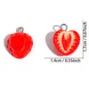 Accesorios para Joyería DIY al por Mayor Simulación 3D Frutas Resina Colgantes Pequeños Materiales para Collares Llaveros Hechos a Mano