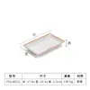 Plato de Platos Fríos Estilo Japonés Kaibaiya Melamina Creativo Rectangular Profundo Imitación Porcelana Mesa para Hot Pot Comercial