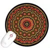Mouse Pad Estilo Boêmio Vintage Personalizado Tapete de Mesa de Borracha para Computador Laptop Coaster Cruzamento Oriente Médio Rússia