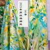 Pijamas Tela de Seda Algodón Seda de Algodón Artificial Vestido para Niños Tela para Ropa Verano Caída Estampado