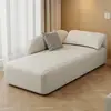 Sofá chaise longue para sala de estar, dormitorio, hotel pequeño y casa de huéspedes; un sofá perezoso que se puede reclinar y usar para dormir, un sofá de belleza individual