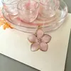 Colgante de Flor de Cerezo Grande de Cinco Pétalos con Goteo de Aceite de Aleación Accesorios para Joyería DIY Cadena para Llavero Cadena para Teléfono Materiales al por Mayor