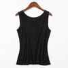 Novo Colete de Seda Tricotado com Alça Feminino Verão Renda Sexy Decote V Pequeno Base de Seda Amora Cor Sólida Alça Roupa de Fora