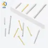 Brincos de argola redonda de aço inoxidável para atacado 1,5-2,0 espessura do fio pingente de anel de solda acessórios de joias DIY